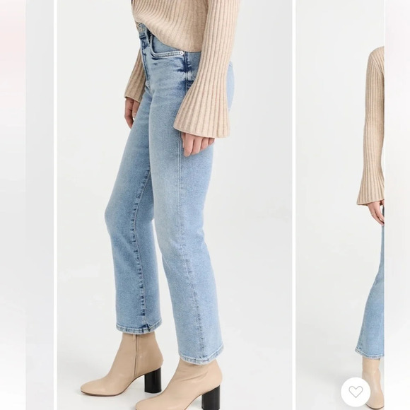 Seven for all mankind cropped bootcut jeans size 25 in great condition​ - Picture 3 of 7